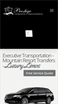 Mobile Screenshot of prestigeworldwidetransportation.com